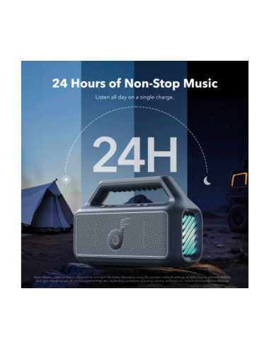 Anker SoundCore Boom 2 New Version Bluetooth Speaker , 80W, TWS, RGB, Waterproof, Blue A3138032 | Speakers