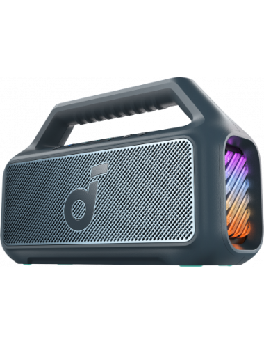 Anker SoundCore Boom 2 New Version Bluetooth Speaker , 80W, TWS, RGB, Waterproof, Blue A3138032