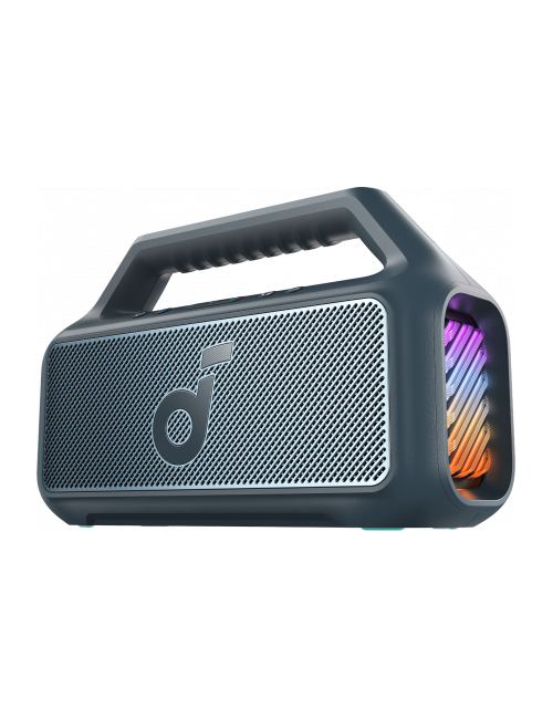Anker SoundCore Boom 2 New Version Bluetooth Speaker , 80W, TWS, RGB, Waterproof, Blue A3138032