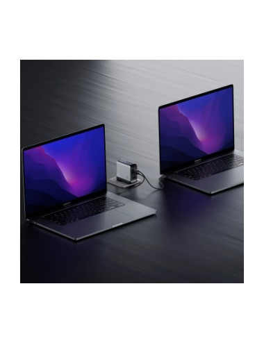 Cuktech AD1204U Display Wall Charger , 120W, 6A, 1 x USB-A - 2 x USB-C, with USB-C Cable, Silver | Φορτιστές Σπιτιού