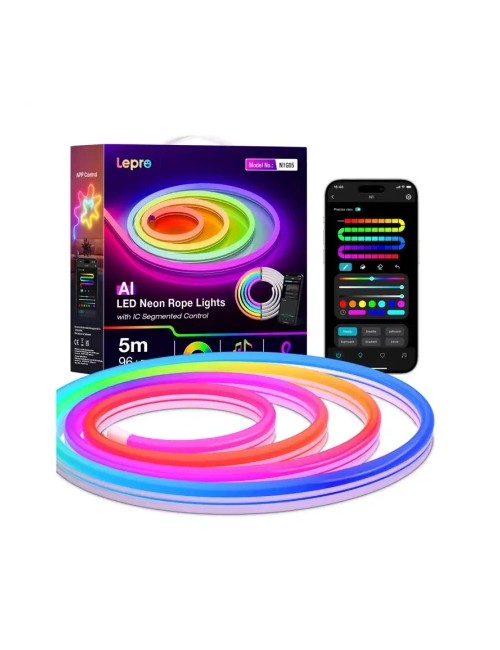 LEPRO N1-5 RGB Έξυπνη λωρίδα LED, 5 m