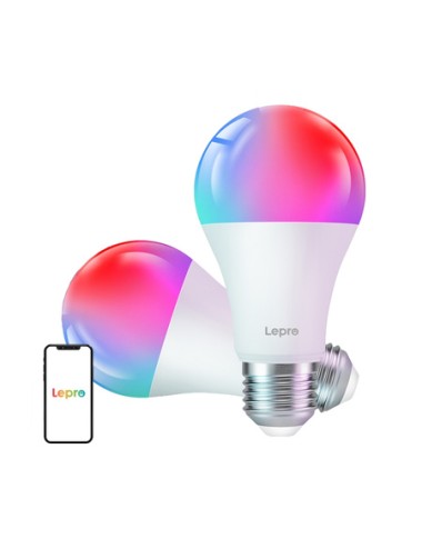 Λάμπα LED LEPRO B2-2 E27 με Wi-Fi, 1100 lm, σε συσκευασία των 2 τεμαχίων | Smart Lightning