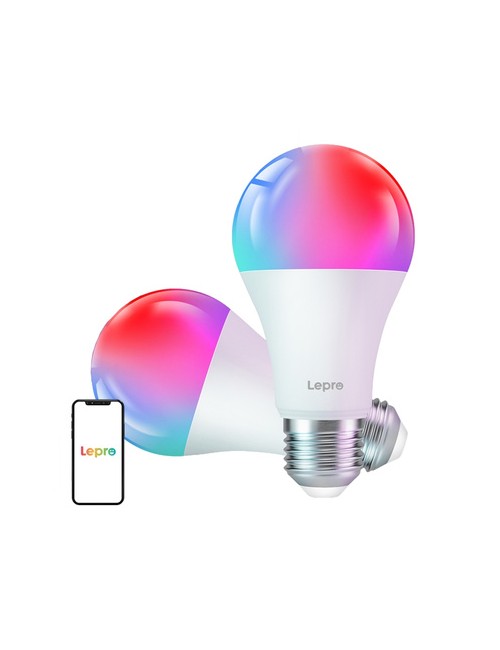 Λάμπα LED LEPRO B2-2 E27 με Wi-Fi, 1100 lm, σε συσκευασία των 2 τεμαχίων