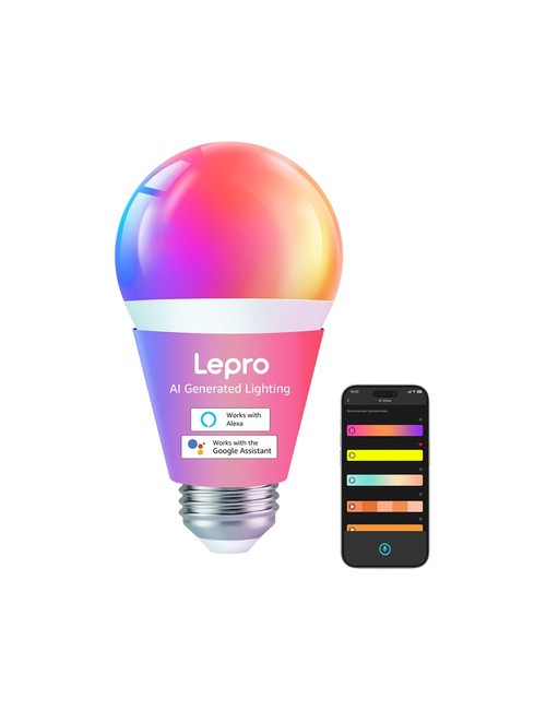 Λάμπα LED LEPRO B1 E27 με Bluetooth και Wi-Fi, 806 lm