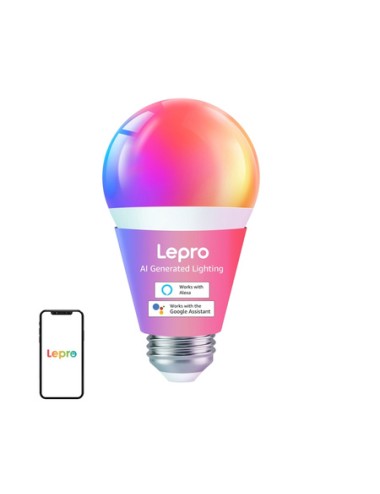 Λάμπα LED LEPRO B1 E27 με Bluetooth και Wi-Fi, 806 lm | Smart Lightning