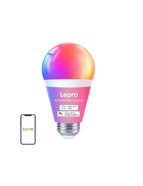 Λάμπα LED LEPRO B1 E27 με Bluetooth και Wi-Fi, 806 lm