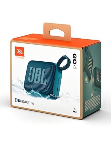 JBL Go 4 Αδιάβροχο Ηχείο Bluetooth 4.2W με Διάρκεια Μπαταρίας έως 7 ώρες Μπλε | Bluetooth Speakers