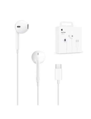 Apple Earpods MYQY3 Earbuds Handsfree Ακουστικά με Βύσμα USB-C Λευκό