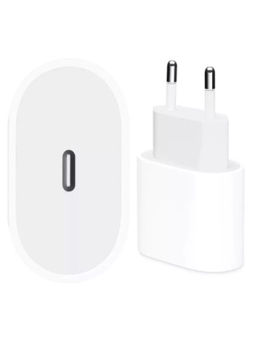 Apple Φορτιστής Χωρίς Καλώδιο με Θύρα USB-C 20W Λευκός (Power Adapter MD3J4) | Φορτιστές Σπιτιού
