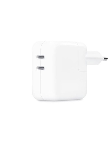 Apple Φορτιστής Χωρίς Καλώδιο με 2 Θύρες USB-C 35W Λευκός (MNWP3ZM/A)