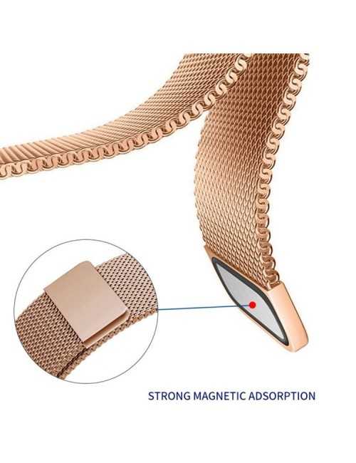 Λουράκι Stainless Steel Milanese Bracelet Band για Amazfit GTS/GTS 2 (20 mm) - Rose Gold